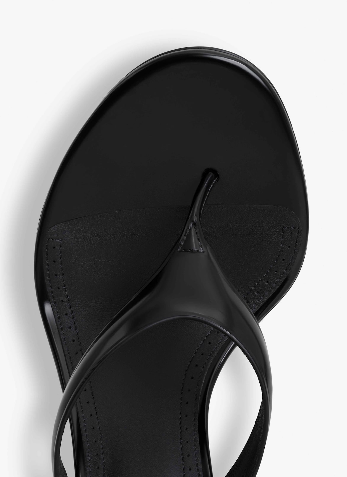 INFRADITO SANDALS IN LEATHER ALAÏA BLACK INFRADITO SANDALS IN LEATHER